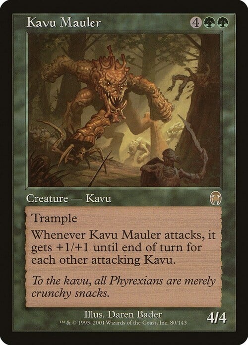 Kavu Mauler Card Front