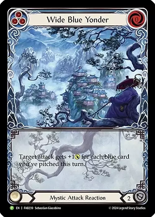 Wide Blue Yonder Card Front