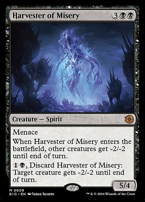 Harvester of Misery Card Front