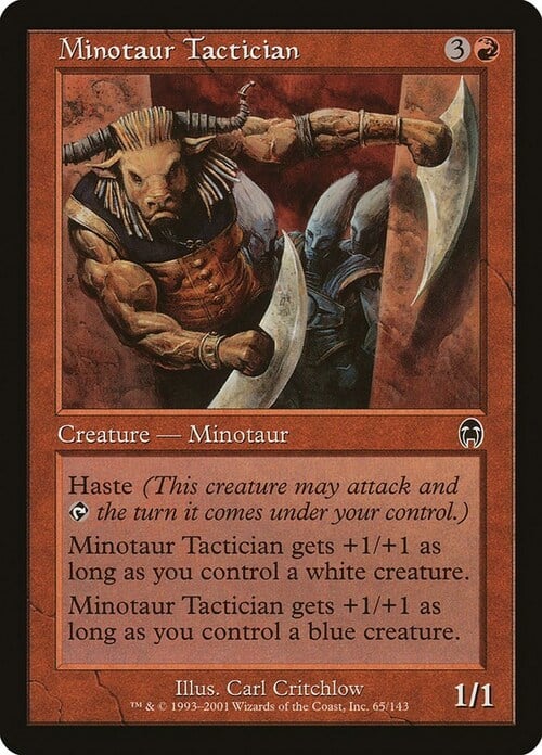 Minotaur Tactician Card Front