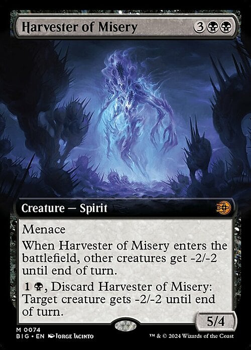 Harvester of Misery Card Front