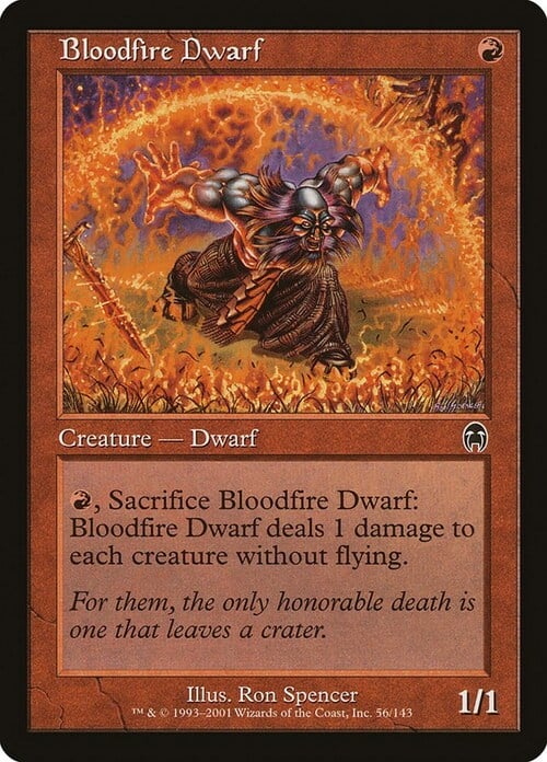 Bloodfire Dwarf Card Front