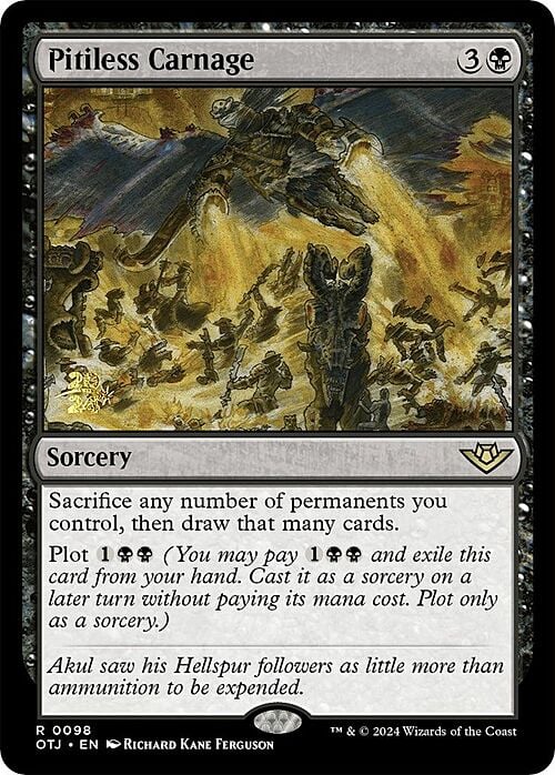 Pitiless Carnage Card Front