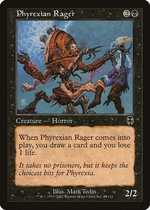 Phyrexian Rager Card Front