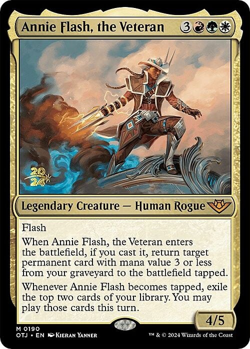 Annie Flash, la Veterana Card Front