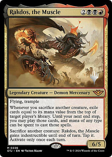 Rakdos, the Muscle Card Front