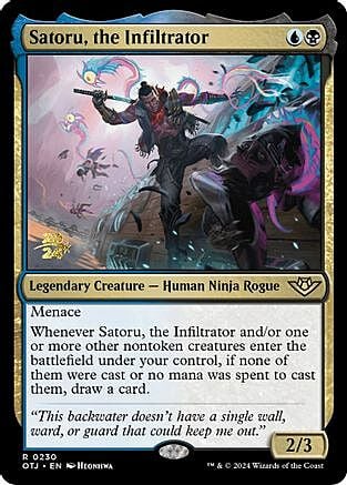 Satoru, the Infiltrator Card Front