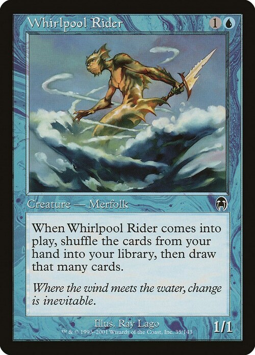 Whirlpool Rider Card Front