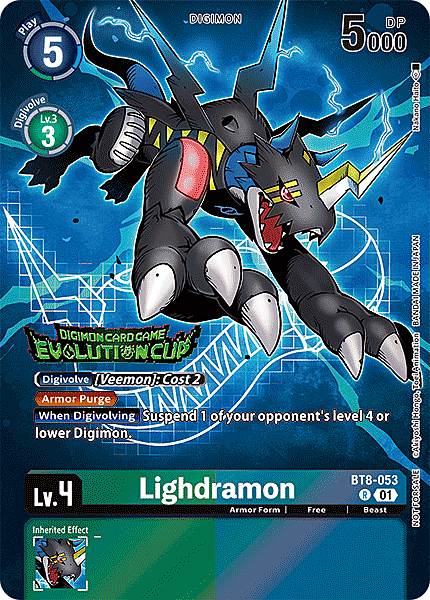 Lighdramon Card Front