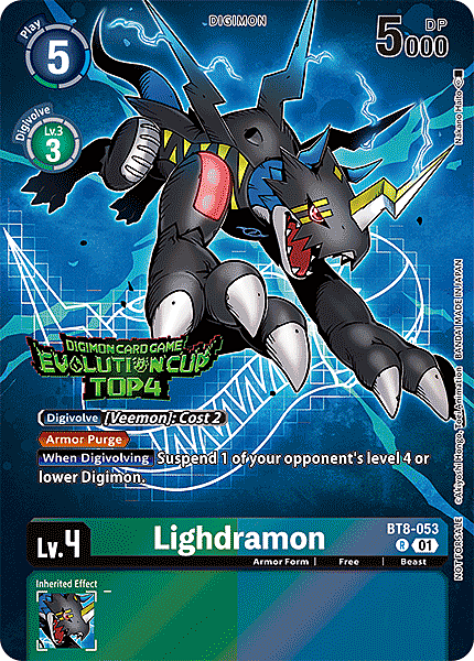 Lighdramon Card Front