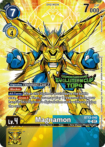Magnamon Card Front