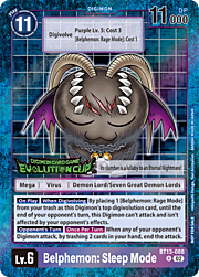 Belphemon: Sleep Mode · Evolution Cup 2024 BT13-088