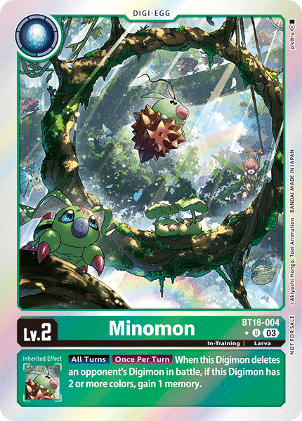 Minomon Card Front