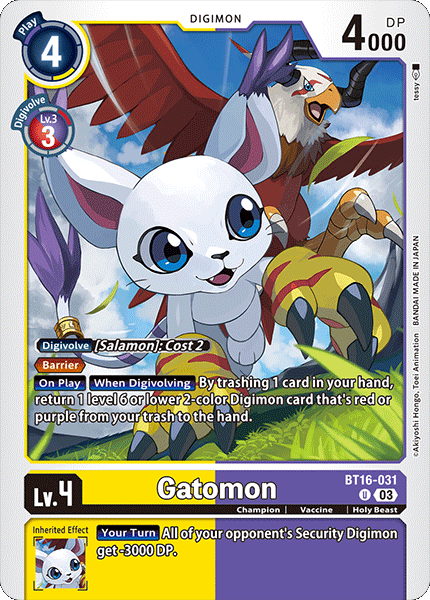 Gatomon Card Front