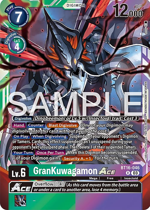 GranKuwagamon Ace Card Front