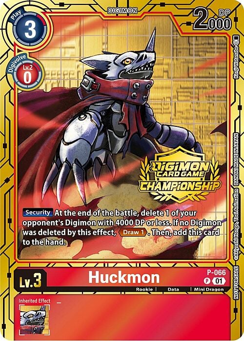 Huckmon Card Front