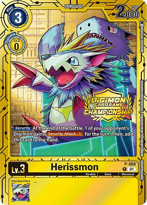 Herissmon Card Front