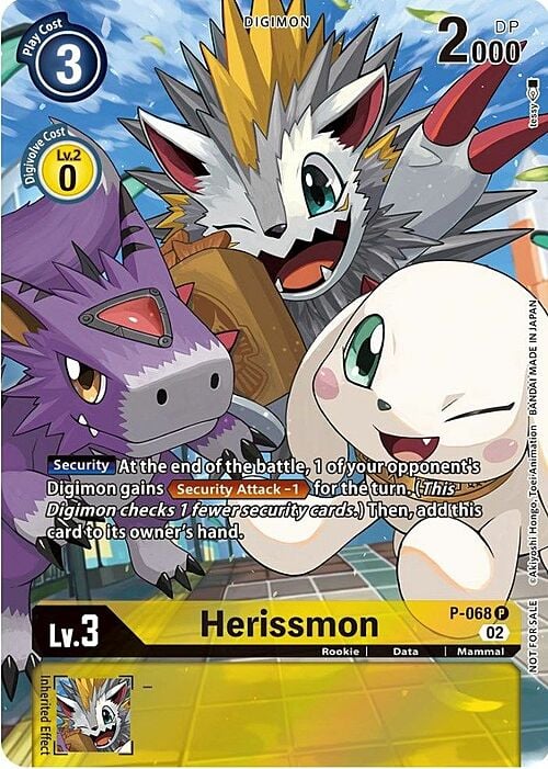 Herissmon Card Front