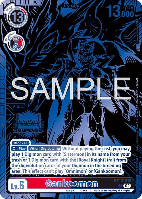 Gankoomon Card Front