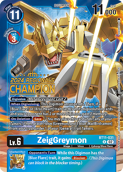 ZeigGreymon Card Front
