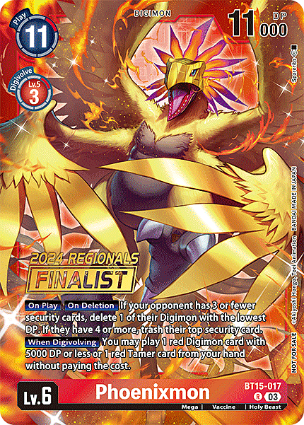 Phoenixmon Card Front