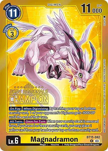 Magnadramon Card Front