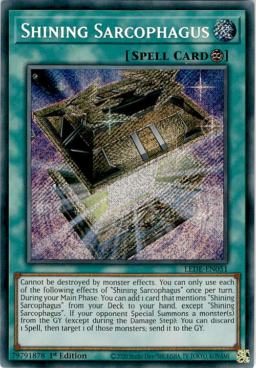 Shining Sarcophagus Card Front