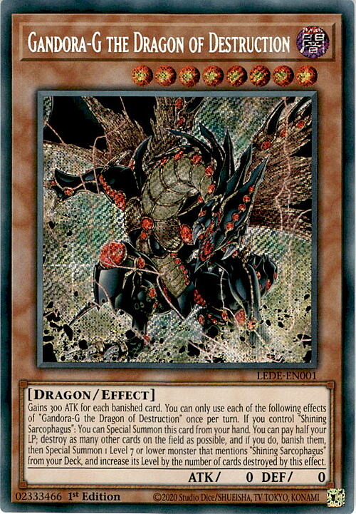 Gandora-G el Dragón de la Destrucción Frente