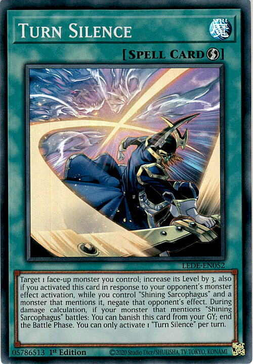 Turn Silence Card Front