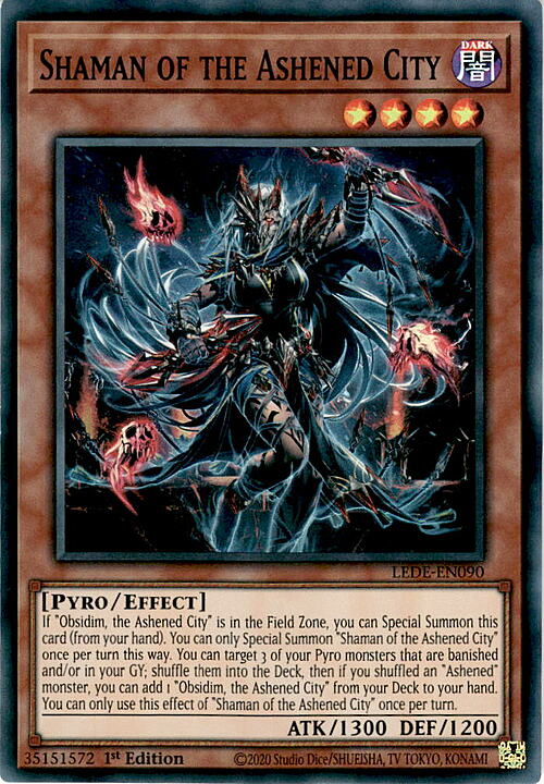 Shaman of the Ashened City Card Front