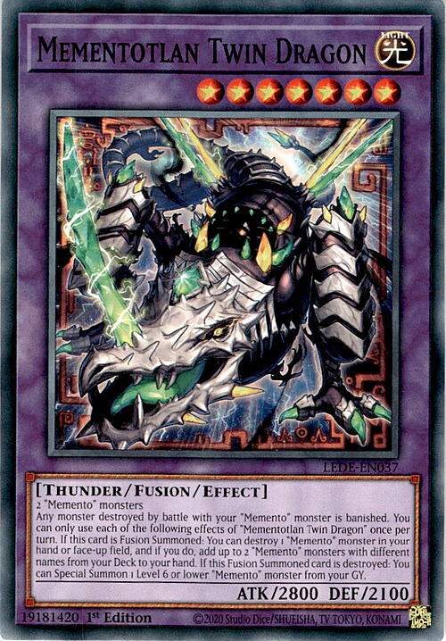Mementotlan Twin Dragon Card Front