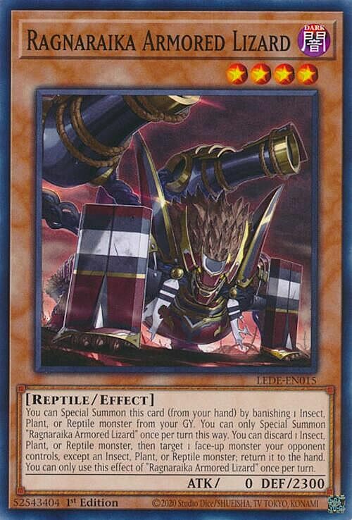 Ragnaraika Armored Lizard Card Front