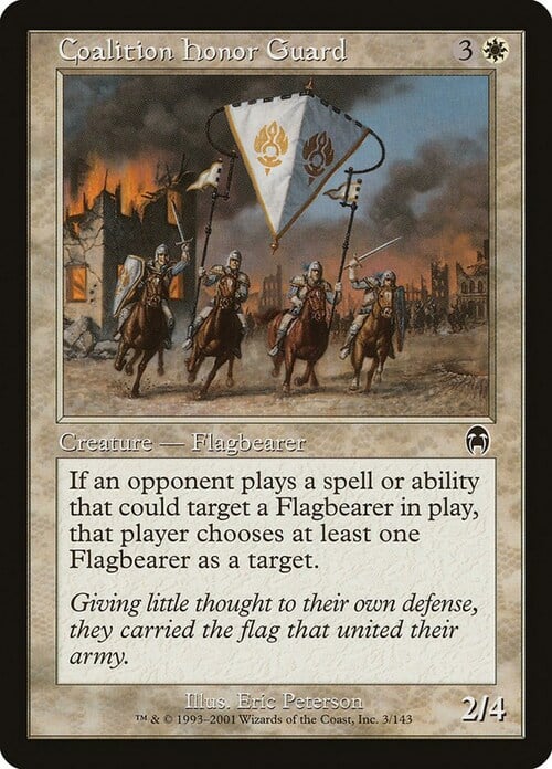 Coalition Honor Guard Card Front