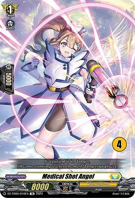 Medical Shot Angel Card Front