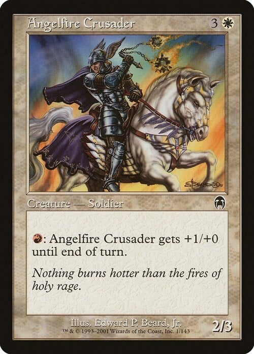 Angelfire Crusader Card Front