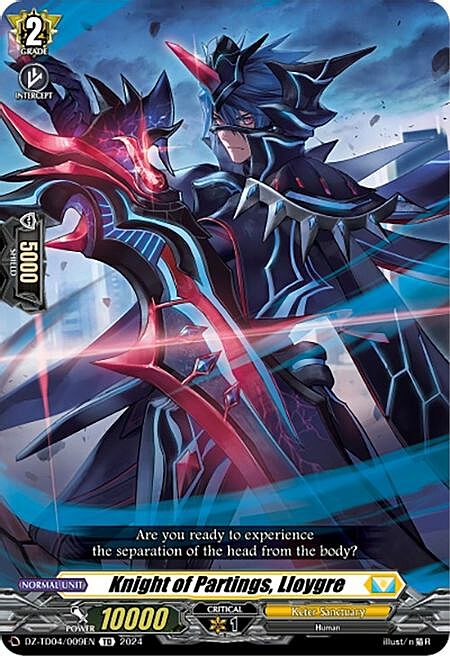 Knight of Partings, Lloygre [D Format] Card Front