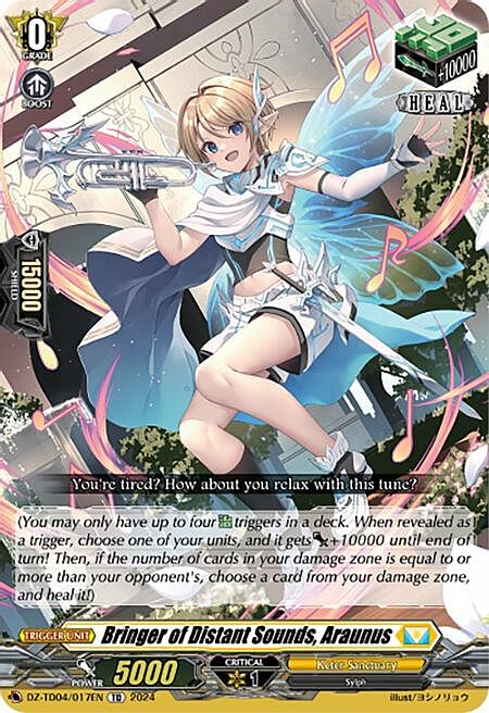Bringer of Distant Sounds, Araunus Card Front