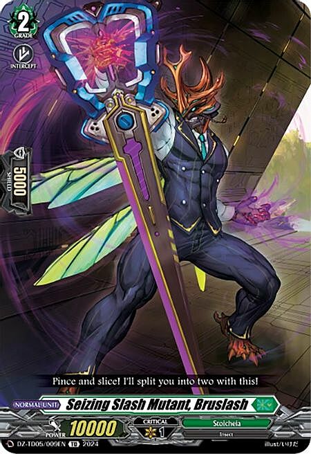Seizing Slash Mutant, Bruslash [D Format] Card Front