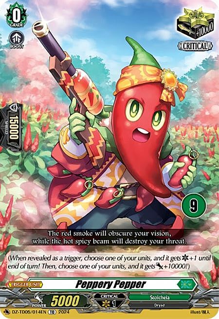 Peppery Pepper Card Front