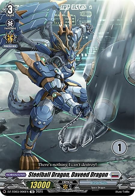 Steelball Dragon, Daveed Dragon Card Front