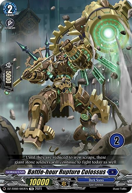 Battle-hour Rupture Colossus Card Front