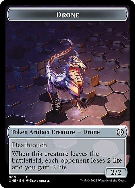 Drone // Phyrexian Goblin Card Front