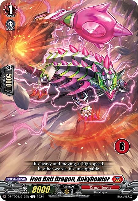 Iron Ball Dragon, Ankybowler Card Front