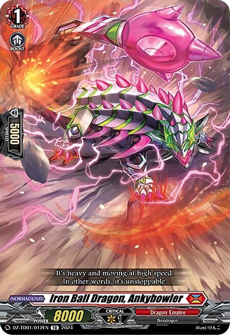 Iron Ball Dragon, Ankybowler Card Front