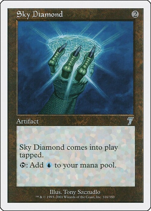 Sky Diamond Card Front