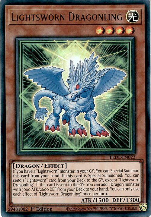 Lightsworn Dragonling Card Front