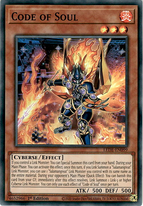 Code of Soul Card Front
