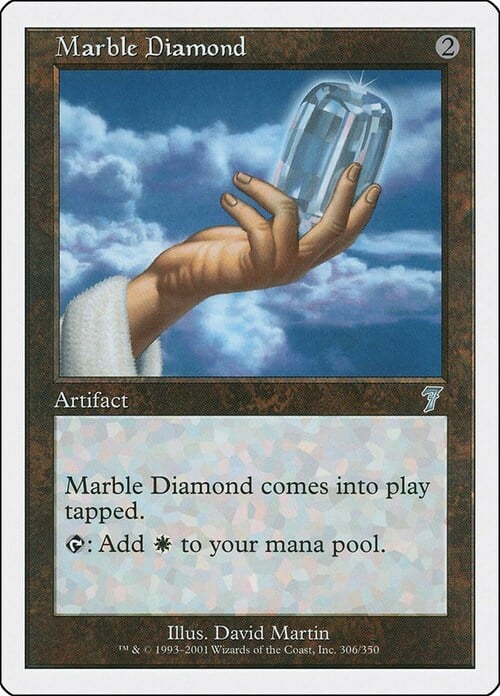 Marble Diamond Card Front