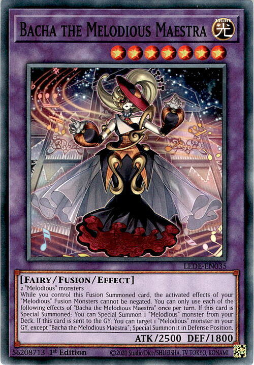 Bacha the Melodious Maestra Card Front