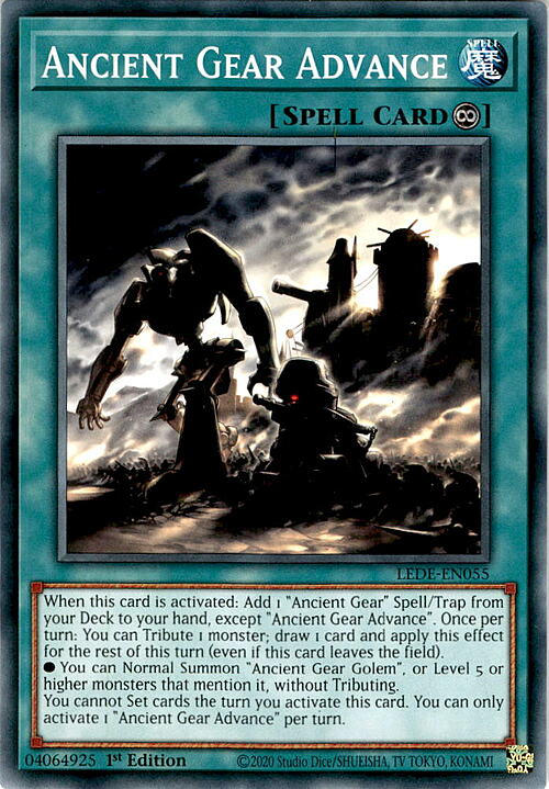 Ancient Gear Advance Card Front